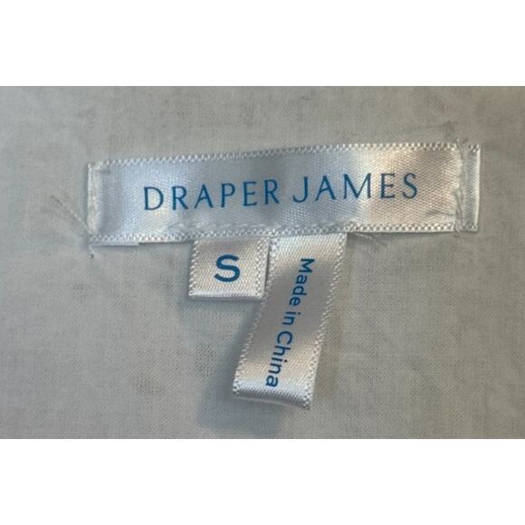 Draper James Top Women Small White Eyelet Cottage Cotton Prairie Feminine - Picture 4 of 8